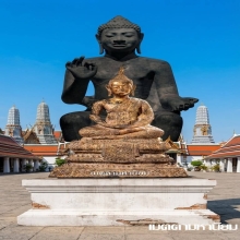 พระพุทธรูป สมัยรัตนโกสินทร์แบบจีวรดอก ปางสมาธิ สวยเดิม