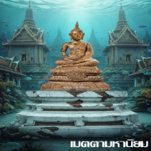 พระพุทธรูป สมัยรัตนโกสินทร์แบบจีวรดอก ปางสมาธิ สวยเดิม