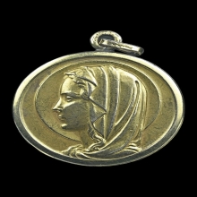 เหรียญพระแม่มารีย์ รีดทอง K