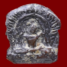 พระซุ้มนครโกษา กรุทับชุมพล รุ่นแรก เนื้อชินตะกั่วสนิมแดง