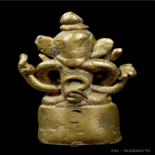 พระพิฆเนศ หลวงพ่ออิ่ม วัดหัวเขา ศิลป์ปั้นแปะ