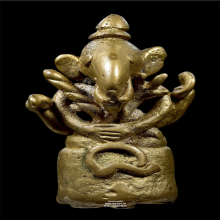 พระพิฆเนศ หลวงพ่ออิ่ม วัดหัวเขา ศิลป์ปั้นแปะ