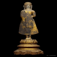 พระโมคคัลลา-พระสารีบุตร เนื้อสำริด สมัยอยุธยา