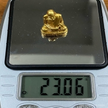 พระทองคำ หลวงปู่แหวน สุจิณโณ รุ่นสร้างมณฑป ปี26