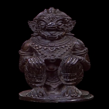 หนุมานหลวงปู่ทิม วัดละหารไร่ เนื้อนวะ อุดผง เดิมๆ สภาพสวย 