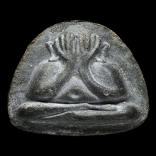 PHRA-PID-TA OF LUANG-PU-TOK , B.E.2521 , NGERN-LARN MOLD