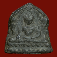 พระพุทธชินราชใบเสมา เนื้อชินเงิน กรุวัดใหญ่ พิษณุโลก