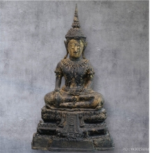 พระบูชาอยุธยา ศิลปะบ้านพลูหลวง อายุ 3-400 ปี