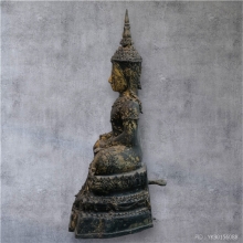 พระบูชาอยุธยา ศิลปะบ้านพลูหลวง อายุ 3-400 ปี