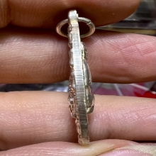 เหรียญพระธาตุเจดีย์ เนื้อเงิน พ่อจำเนียร วัดถ้ำเสือกระบี่ 