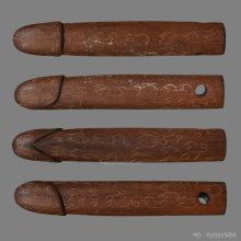 >>>..,ปลัดขิกหลวงพ่อตี๋ วัดหูช้าง ไม้ละมุดสีดา สวยแชมป์!!!