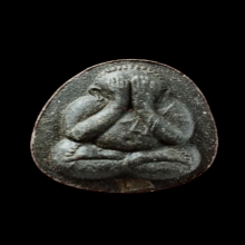 พระปิดตาหลังยันต์ดวงเล็ก สมเด็จญาณสังวรเจริญ วัดบวรฯ ปี23