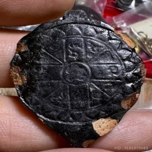 ลพ.ลี อโศการาม ดินจุ่มรักหลังยันต์ ส.๑ขอบทอง