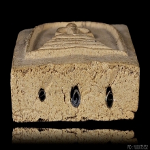 สมเด็จหลังพัดยสพระครูละมูล ตะกรุด 3 ดอก ปี 13 สวย