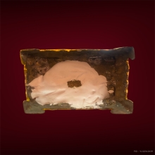 พระบูชาหลวงพ่อรุ่งขนาด5นิ้วปิดทองปี2459 สวยเดิม