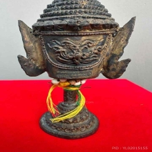 เศียรพระลักษณ์หน้าทอง  ขนาดตั้งบูชา หลวงปู่กาหลง เขี้ยวแก้ว