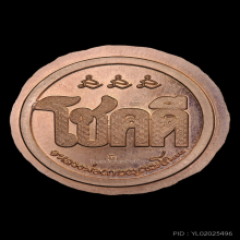 เหรียญโชคดี ปี2568 นากไม่ตัดปีกหลังเรียบ(จาร) ตอก 9 โค๊ต