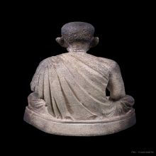 รูปหล่อหลวงพ่อเกษม รุ่นรวมบุญวันพญาวัน 84 เนื้อเงินสวยมาก