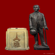 พระบูชาร.5สุสานไตรลักษณ์สร้างหลวงพ่อเกษมเขมโกปลุกเสก ปี2538