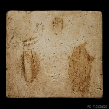 พระเนื้อผงหลวงปู่ภู วัดอินทร์ พิมพ์ ไสยาสน์(ใหญ่)