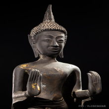 พระบูชาสมัยอยุธยาปางห้ามสมุทร