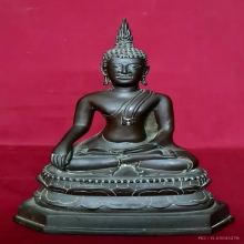 พระบูชาพระรัชกาล 5 นิ้ว ยุคต้น เนื้อแดง ก้นดินไทย