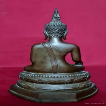 พระบูชาพระรัชกาล 5 นิ้ว ยุคต้น เนื้อแดง ก้นดินไทย