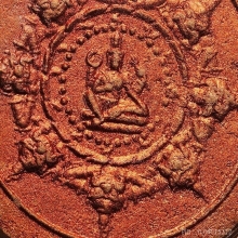 แว่นกลม ปี30 (รุ่นแรก) เนื้อไม้ปัดนาก(สภาพสวยแชมป์)