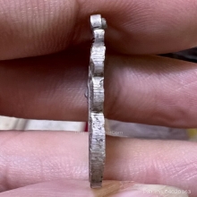 ปู่เต็ม วัดนิมมานรดี เนื้อเงินรุ่นแรก ยันต์ติด หายากสวยสุดๆ