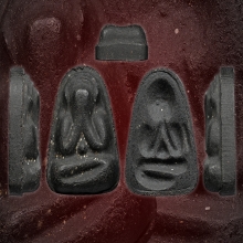 ปิดตาหลวงปู่เฮี้ยง วัดป่าพิมพ์สะดือใหญ่หลังแบบสภาพสวย