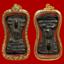 พระมเหศวร พิมพ์เล็ก เนื้อชินเงิน กรุวัดพระศรีรัตนมหาธาตุ 