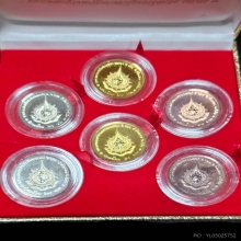ชุดเหรียญ๒๐บาท ๖รอบ๕ธันวามคม๒๕๔๒ รัชกาลที่๙ หกเหรียญ/ชุด