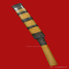 มีดสามกษัตริย์ ด้ามงาฝักงา หลวงพ่อเดิม วัดหนองโพ