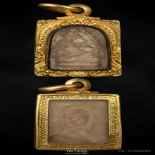 พระผงของขวัญ รุ่น 3 วัดปากน้ำ ปี 2499 มาพร้อมเลี่อมทอง