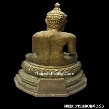 พระพุทธรูปปางมารวิชัย หน้าตัก5นิ้ว สูง10นิ้ว สภาพสวยเดิม