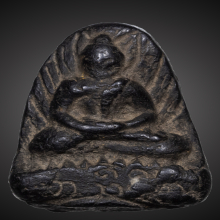 พระเกษาครูบาศรีวิชัย พิมพ์พระประธานรัศมี หายากสุดๆ