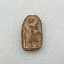 สิวลีองค์จ้อยหลวงพ่อกวย  พิมพ์ไม่มีย่าม เนื้อดิน พ.ศ.2500