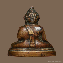 รูปเหมือนหลวงพ่อเหลือ วัดสร้อยทอง รุ่นแรก ปี ๒๔๙๓