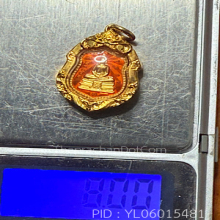 หลวงพ่อโสธรหัวแหวนเนื้อ ทองคํา เลี่ยมทอง