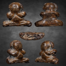 พระปิดตาหลวงปู่เอี่ยม วัดสพานสูง พิมพ์ตะพาบใหญ่ไม่ลงกรุ