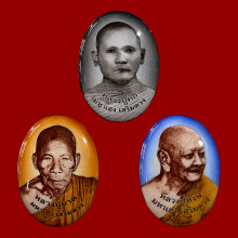 ชุดล็อกเก็ต หลวงปู่คีย์ ,หลวงปู่ผาด ,หลวงปู่หงษ์ ไตรภาคี