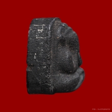 พระปิดตาหลวงปู่เฮี้ยง วัดป่า จ.ชลบุรี พิมพ์สะดือใหญ่ หลังแบบ