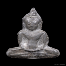 57. พระอู่ทองผมหวี เนื้อชินเงิน กรุเขาพนมเพลิงสุโขทัย