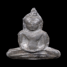 57. พระอู่ทองผมหวี เนื้อชินเงิน กรุเขาพนมเพลิงสุโขทัย