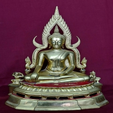 พระบูชาหลวงพ่อพระพุทธชินราช วัดโรงช้าง 9 นิ้ว กะไหล่ทอง 2516