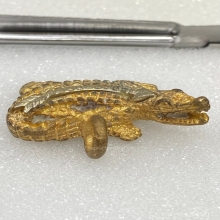 จระเข้จันทร์เพ็ญพิมพ์ใหญ่ หลวงพ่อสนิท วัดลำบัวลอย จ.นครนายก