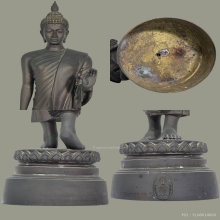 พระลีลา 25 ศตวรรษ สร้าง ปี 2525 ขนาดสูง 24 นิ้ว 