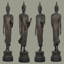 พระลีลา 25 ศตวรรษ สร้าง ปี 2525 ขนาดสูง 24 นิ้ว 