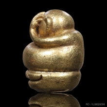 พระปิดตาปุ้มปุ้ยเนื้อทองเหลือง หลวงพ่อสงฆ์ วัดเจ้าฟ้าศาลาลอย