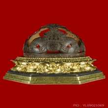 กะลาแกะบูชา 3 เกลอ ราหูอมจันทร์ หลวงพ่อปิ่น วัดศรีษะทอง